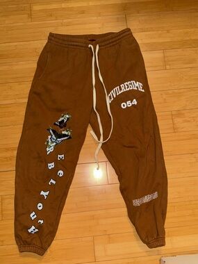 Civil Regime In this Life Cozy Sweat Pants in Camel (Size M) (S.I.N.)